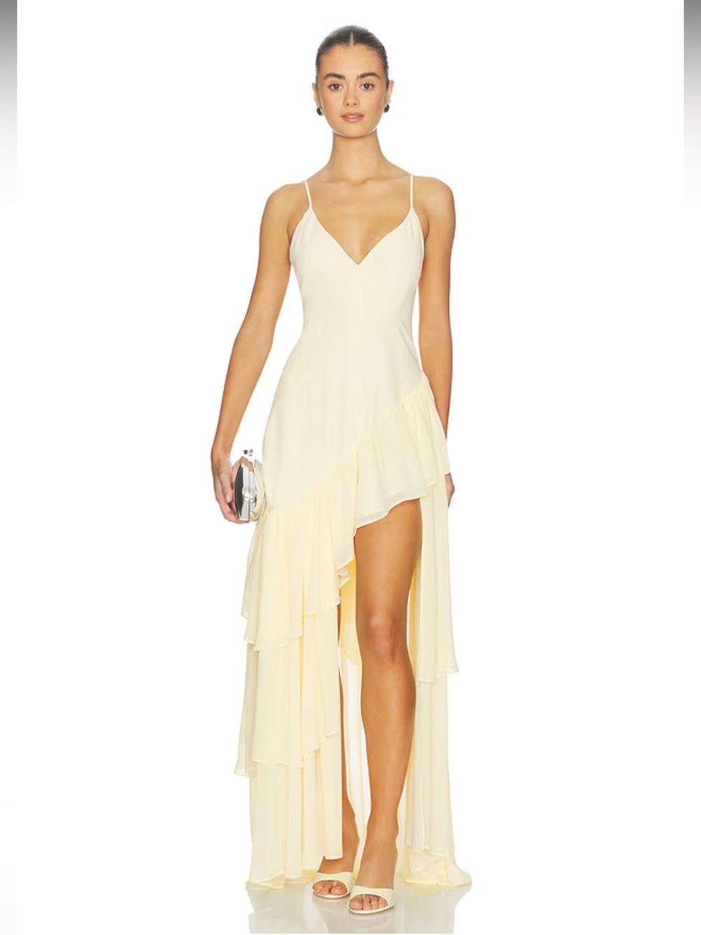 NWOT! Lovers and Friends Solema Gown in Butter Yellow